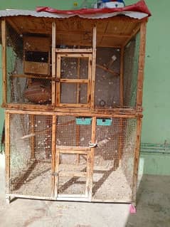 wood cage double jali 03006364546