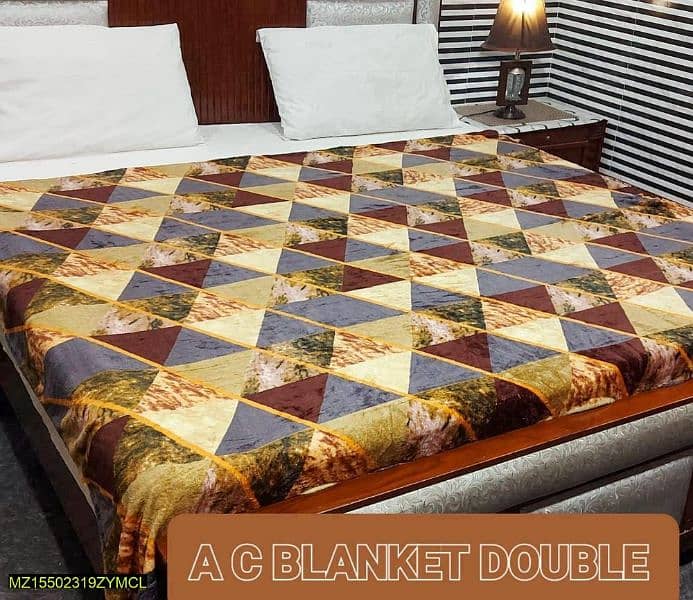 Ac Fleece Double Bed Blankets (Premium) 3