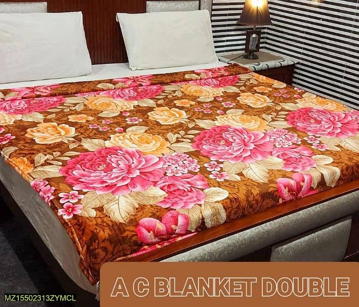 Ac Fleece Double Bed Blankets (Premium) 4