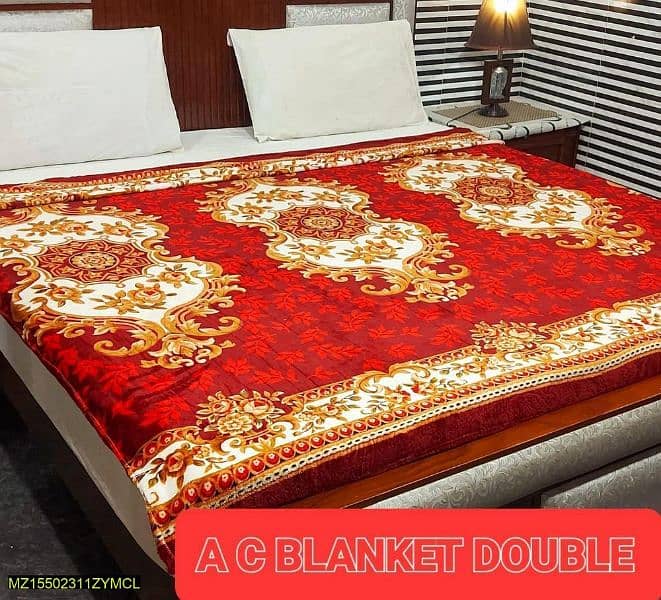 Ac Fleece Double Bed Blankets (Premium) 6