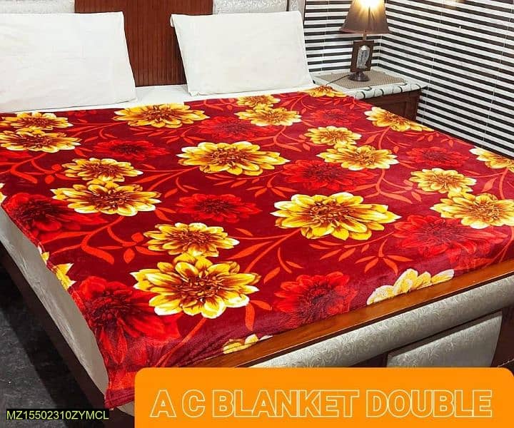 Ac Fleece Double Bed Blankets (Premium) 7