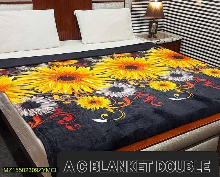 Ac Fleece Double Bed Blankets (Premium) 9