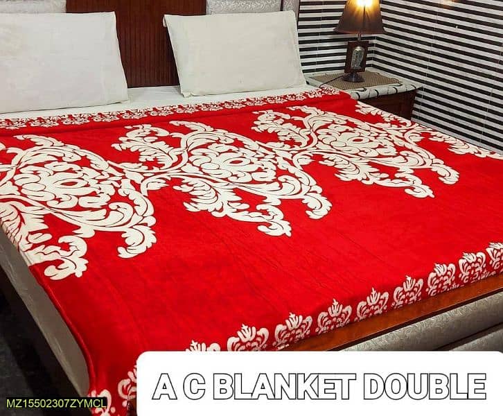 Ac Fleece Double Bed Blankets (Premium) 10