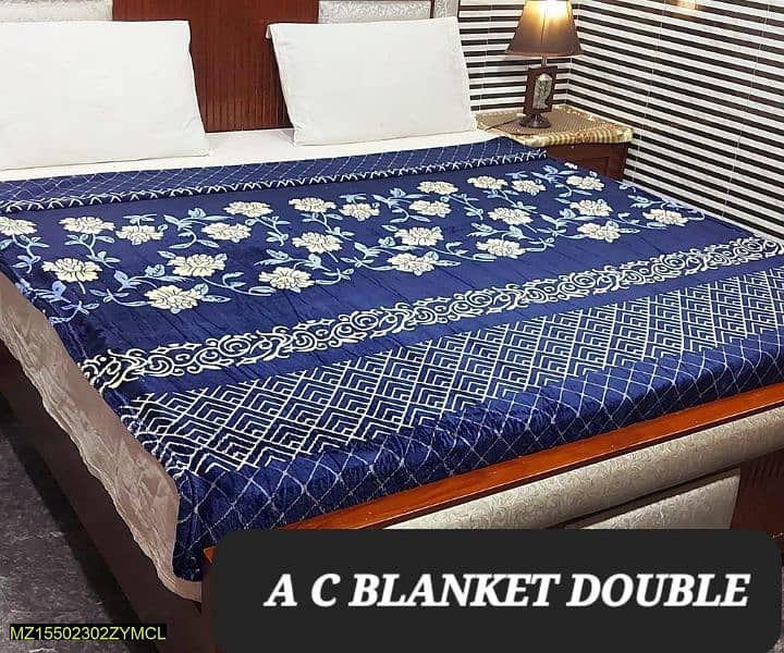 Ac Fleece Double Bed Blankets (Premium) 11