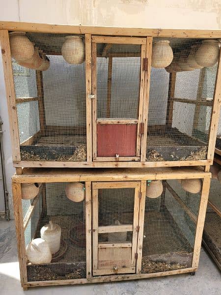 wood cages with free matkiyaa 1