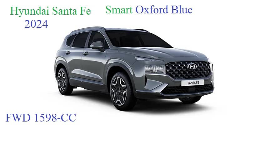 Hyundai Santa Fee Smart  Oxford Blue 0