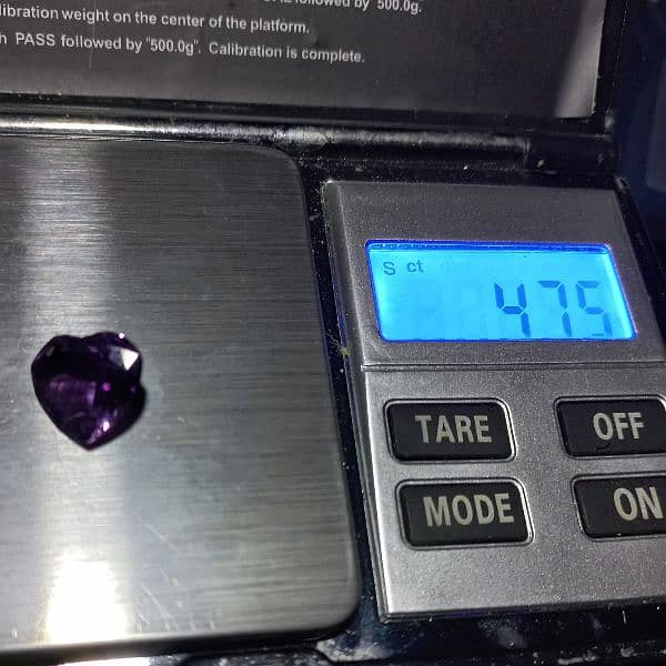 Faceted heart-shaped Amethyst 4