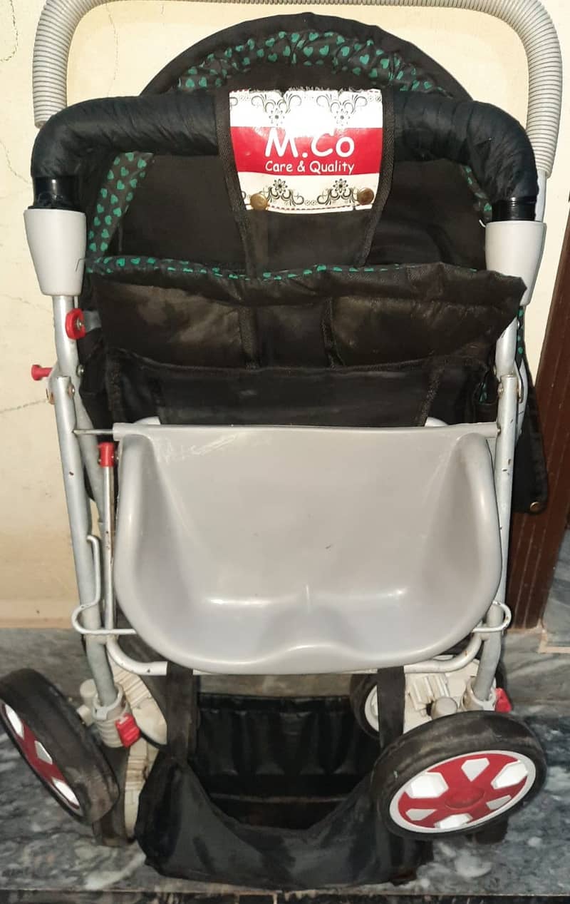 Imported Baby Pram (6 Wheels) 6