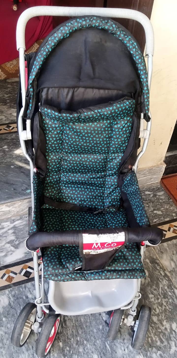 Imported Baby Pram (6 Wheels) 11