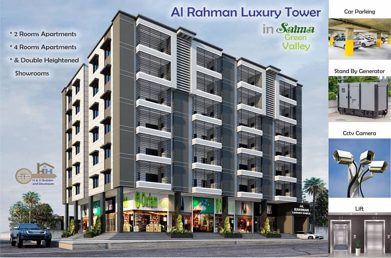2Bed/DD Flat Are Available In Saima Green Valley 0