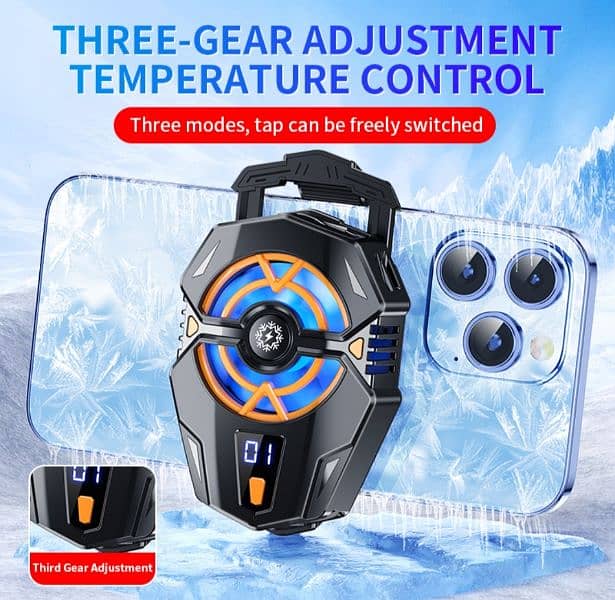 X88 Cooling Fan for Mobile With Digital Display 3