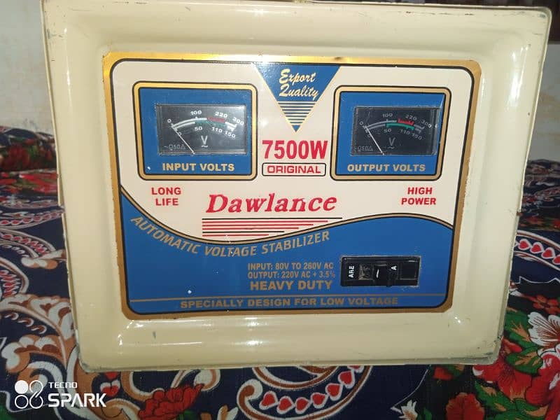 DAWALNACE 7500W STABILIZER AUTOMATIC 0