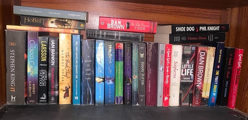 English Novels & Books Harry Potter  Dan Brown  Atomic Habits  etc 0