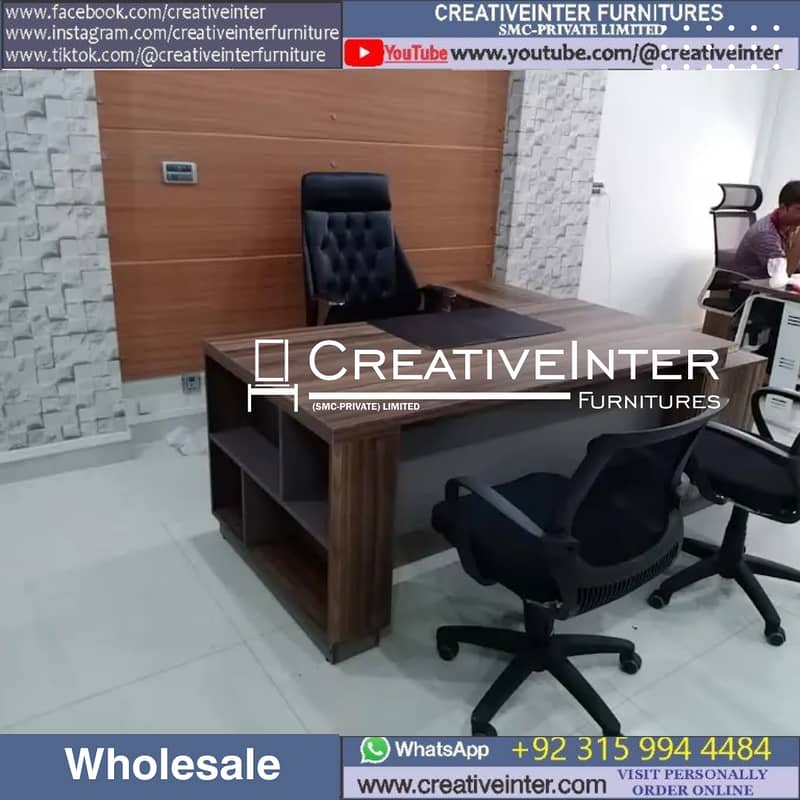 Office table workstation laptop computer chair sofa working Executive 0
