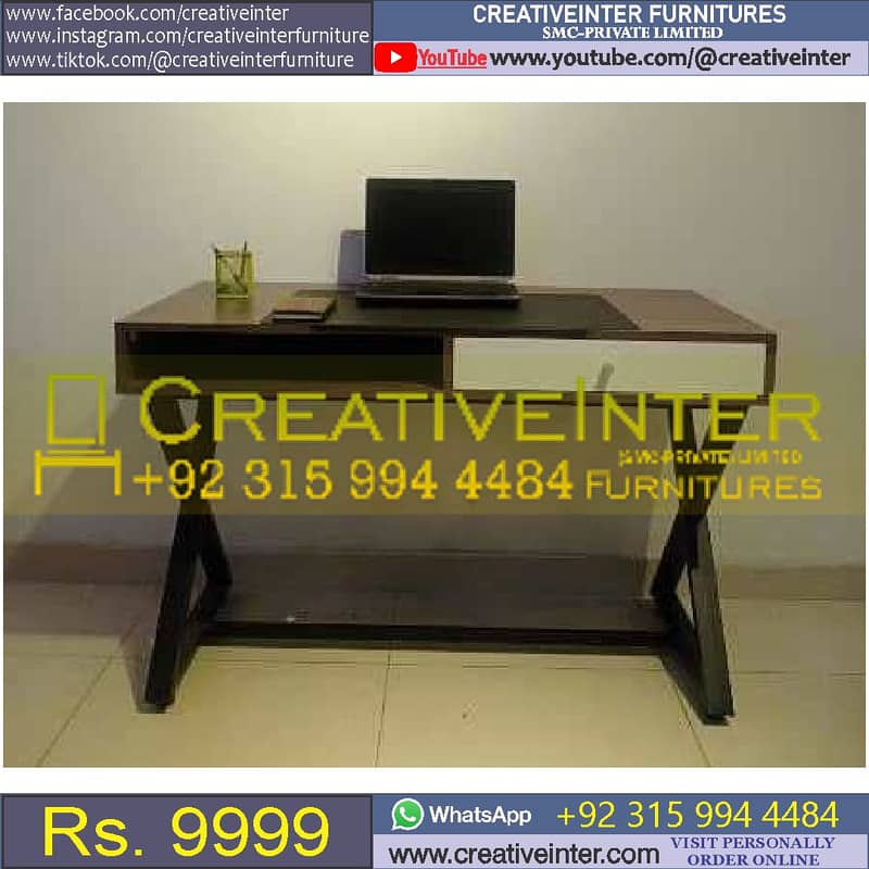 Office table workstation laptop computer chair sofa working Executive 7