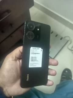 redmi 13c 6/128 6 months warranty   original charges with box