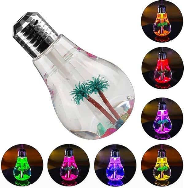 USB Air Humidifier | Bulb Humidifier Lamp Shape 1