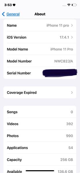 Iphone 11 pro duel PTA approved 0