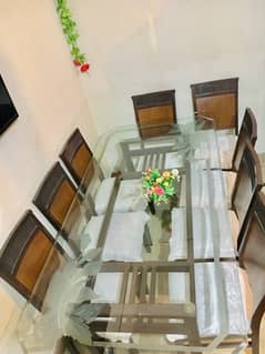Dining Table for Sell . . 8 chairs