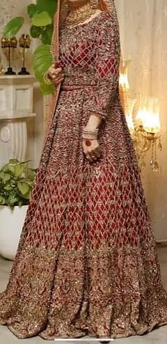 Designer Bridal Lehnga|Red Barat Dress|Preloved Wedding Dress 0