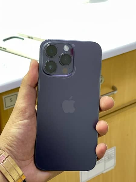 iphone 14 pro max 128 gb factory unlocked non pta deep purple colour 1