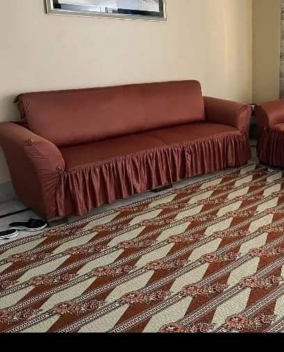 Sofa cum bed cover with Turkish frill 0
