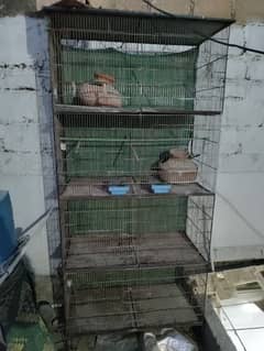 8 partition cage with all item