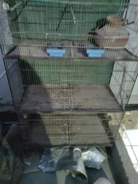 8 partition cage with all item 2
