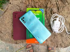 Infinix hot 10 play with box and charger