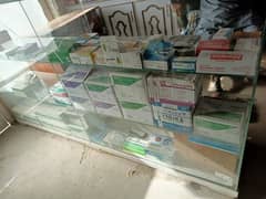 2 Shop Glass Counter For Sale