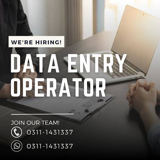 Data Entry Operator 1