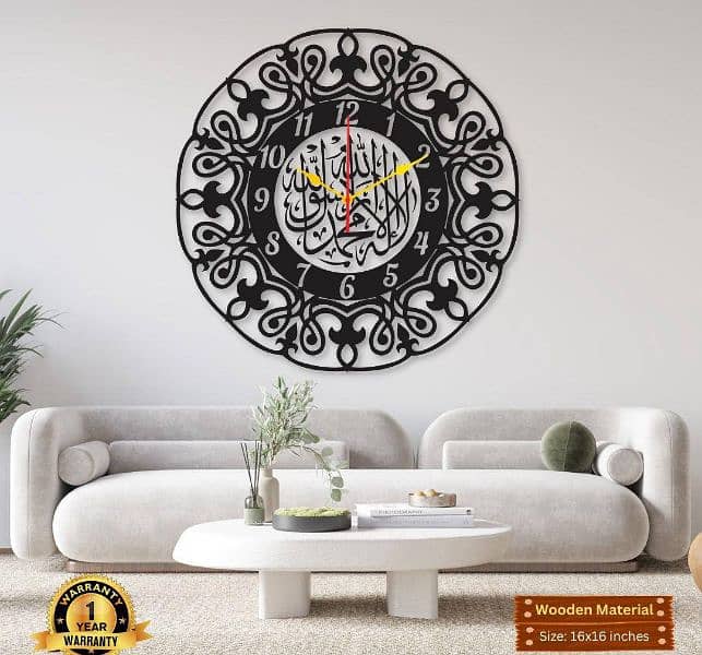 waal clock Timer Islamic wall clock for mosque 0
