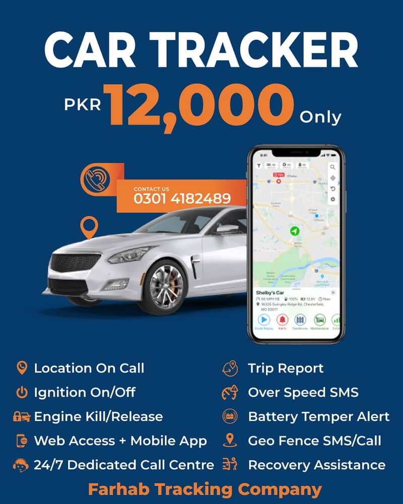 Car Tracker/Gps Tracker/wagonr/Cultus/Honda/Corolla/MG/Sportage/ 1