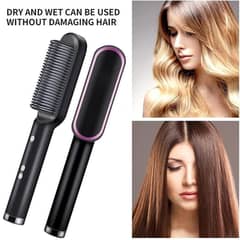 Hair Brush - Hair straightener Ceramic Heated 03334804778