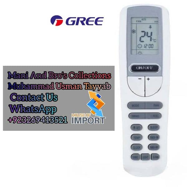 AC Remote Genuine and Universal Brand available 03269413521 2