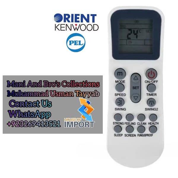 AC Remote Genuine and Universal Brand available 03269413521 7