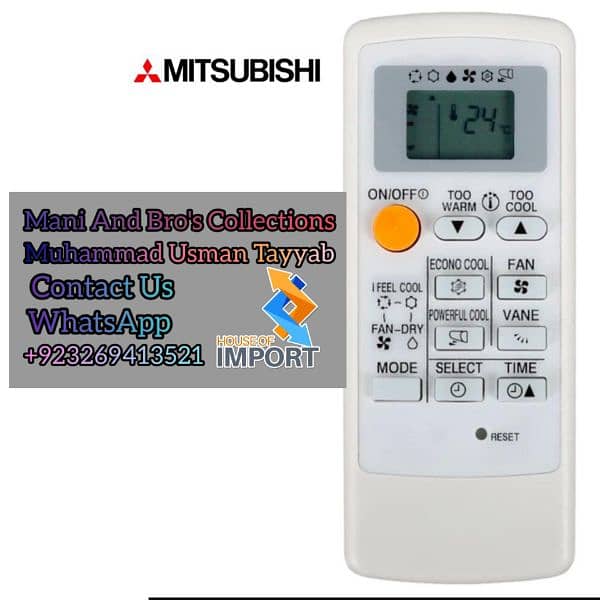 AC Remote Genuine and Universal Brand available 03269413521 13