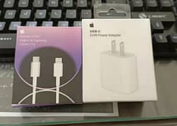 Iphone 2 pic C to I charger 20W box pack quantity available