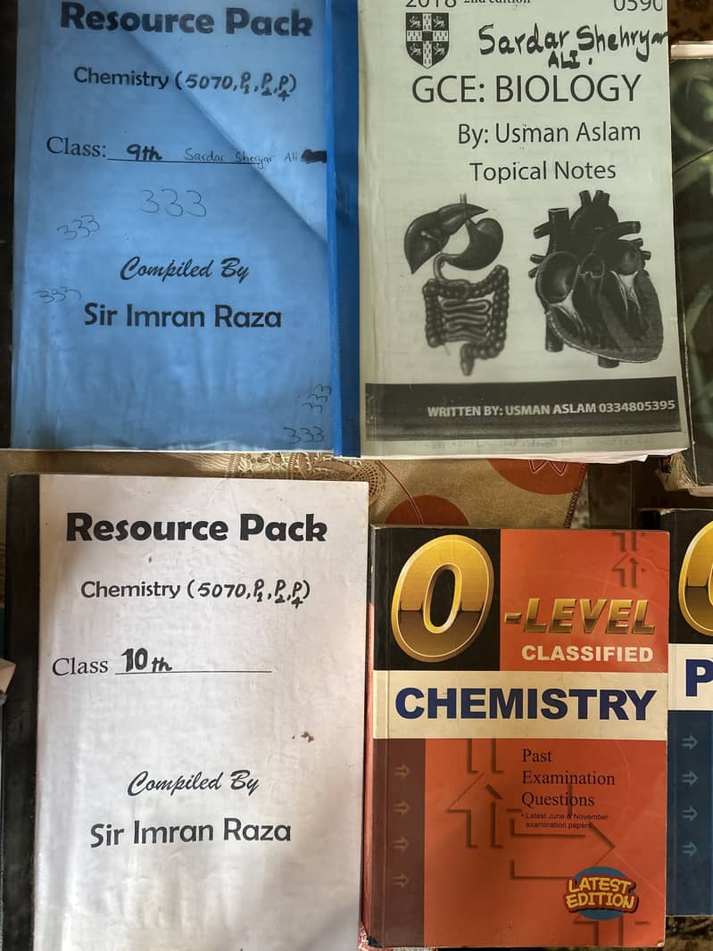 Olevels books, notes and past papers 4