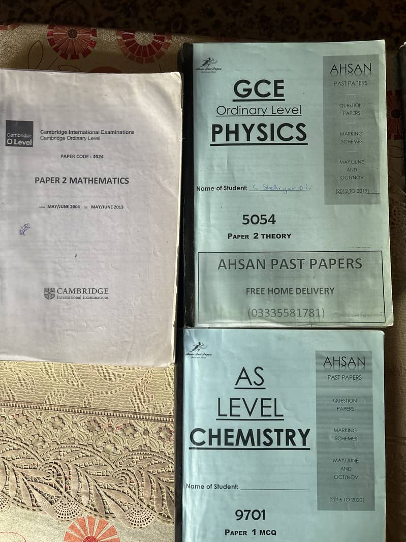 Olevels books, notes and past papers 8