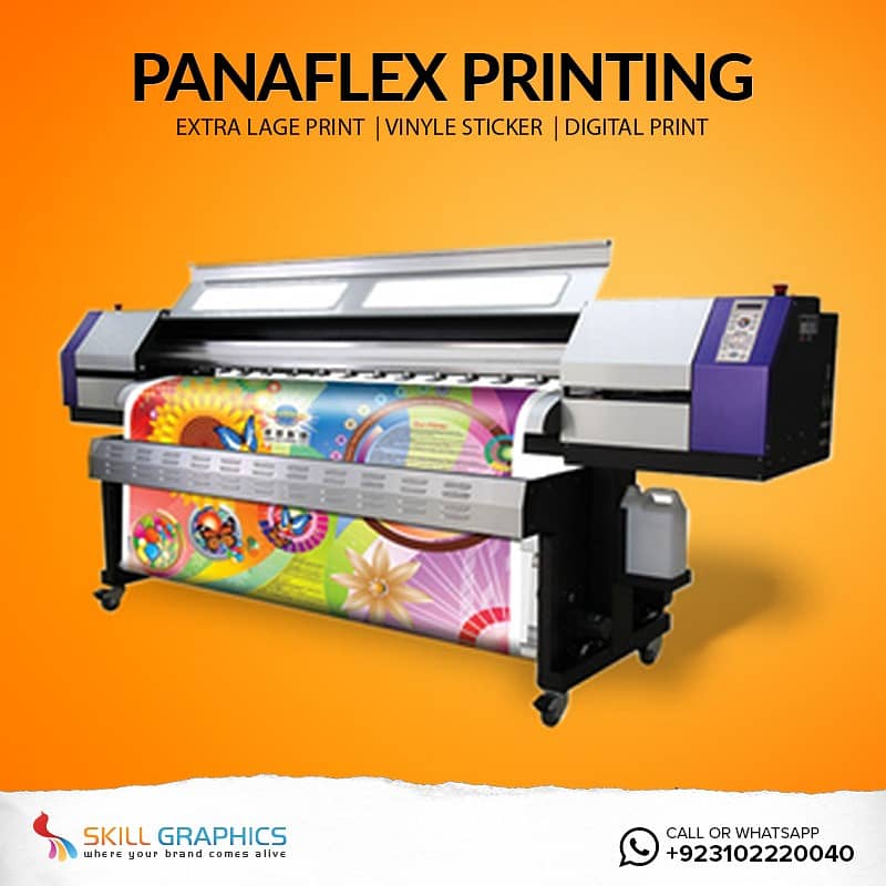 Skill Graphics: Panaflex Printing Karachi Services, & Business Card & 1
