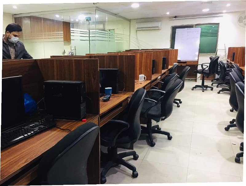Area 825 Square Feet Brand New Office For Rent In Main Boulevard Road Gulberg 3