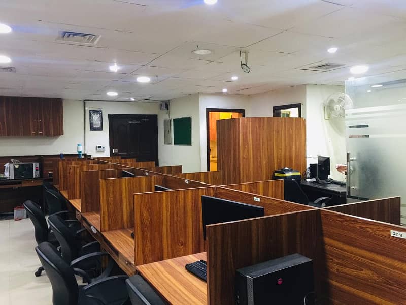 Area 825 Square Feet Brand New Office For Rent In Main Boulevard Road Gulberg 4