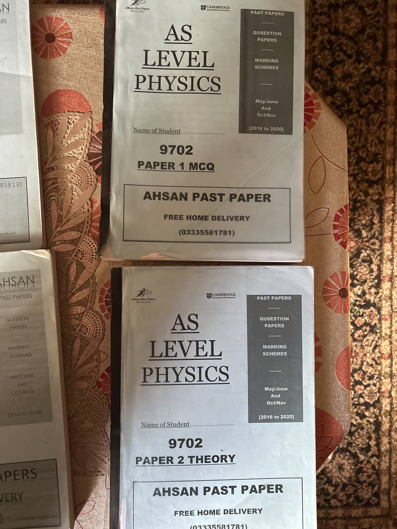 As level past papers and books 1