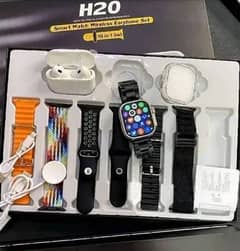 CRWON 8+1 ULTRA 2 SMART WATCH VERY HIGH QUALITY WITH AIRPODS 8 STRAPS