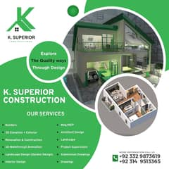 Architecture and landscape design with construction services 0