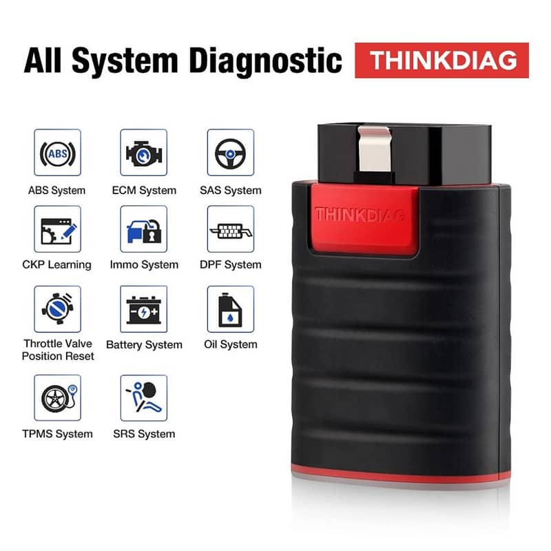 Thinkcar Thinkdiag full system 15 reset services OBDII Scanner 0