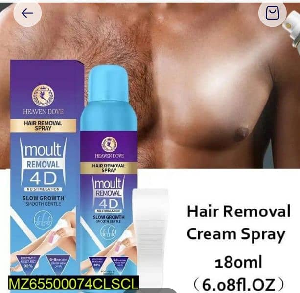 body hair removing spray 180ml 0