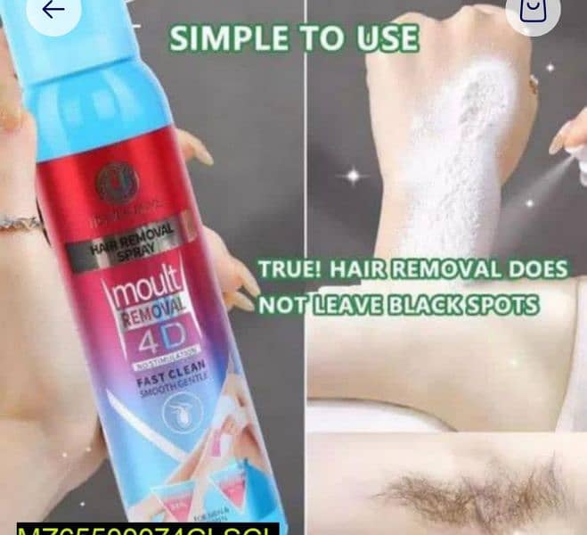 body hair removing spray 180ml 3