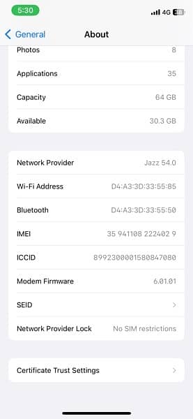 Iphone X 64 GB Official PTA Approved 6